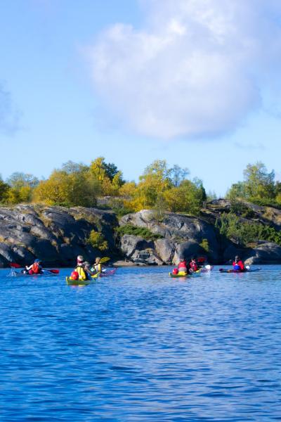Vänö south kayaking